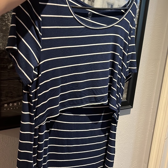 Soft nursing dress!! Comfortable for maternity and postpartum. Size L - Picture 5 of 6